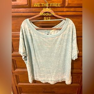 We the Free distressed top